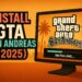 how to install gta san andres